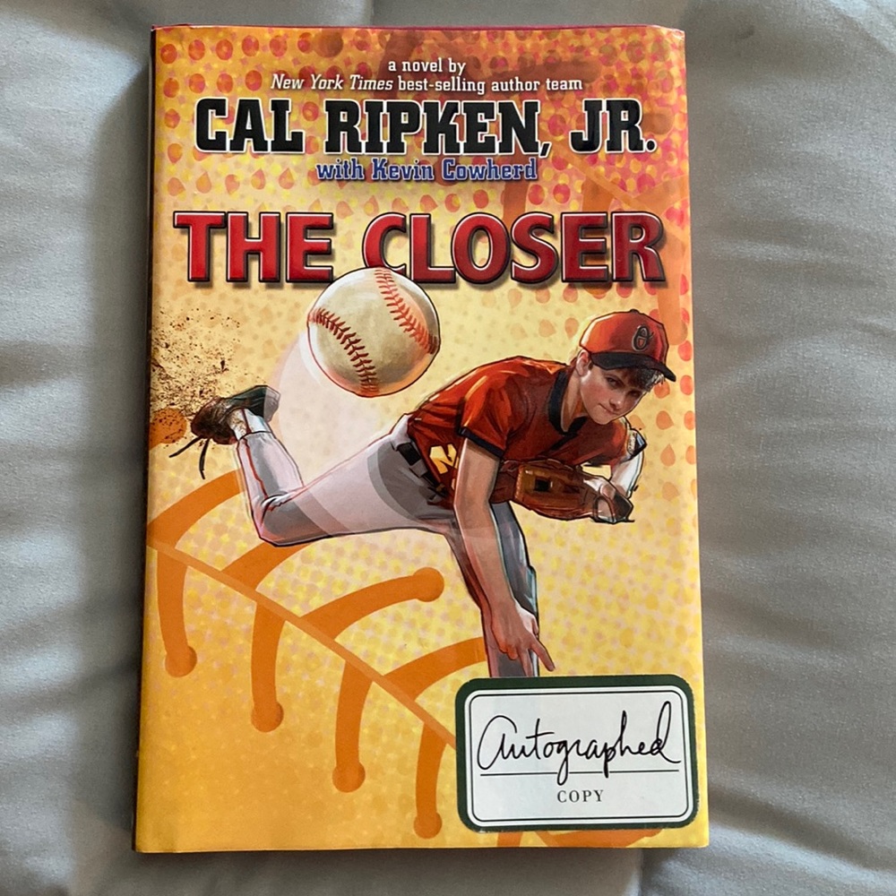 Autographed Cal Ripken Jr novel